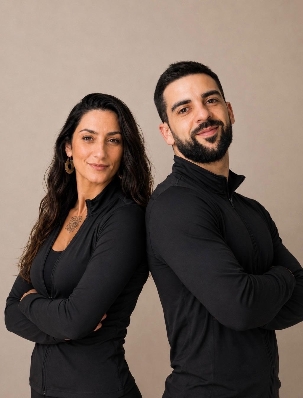 David Cañamero y Elena Martínez, fundadores de Fit Food Lab Cáceres