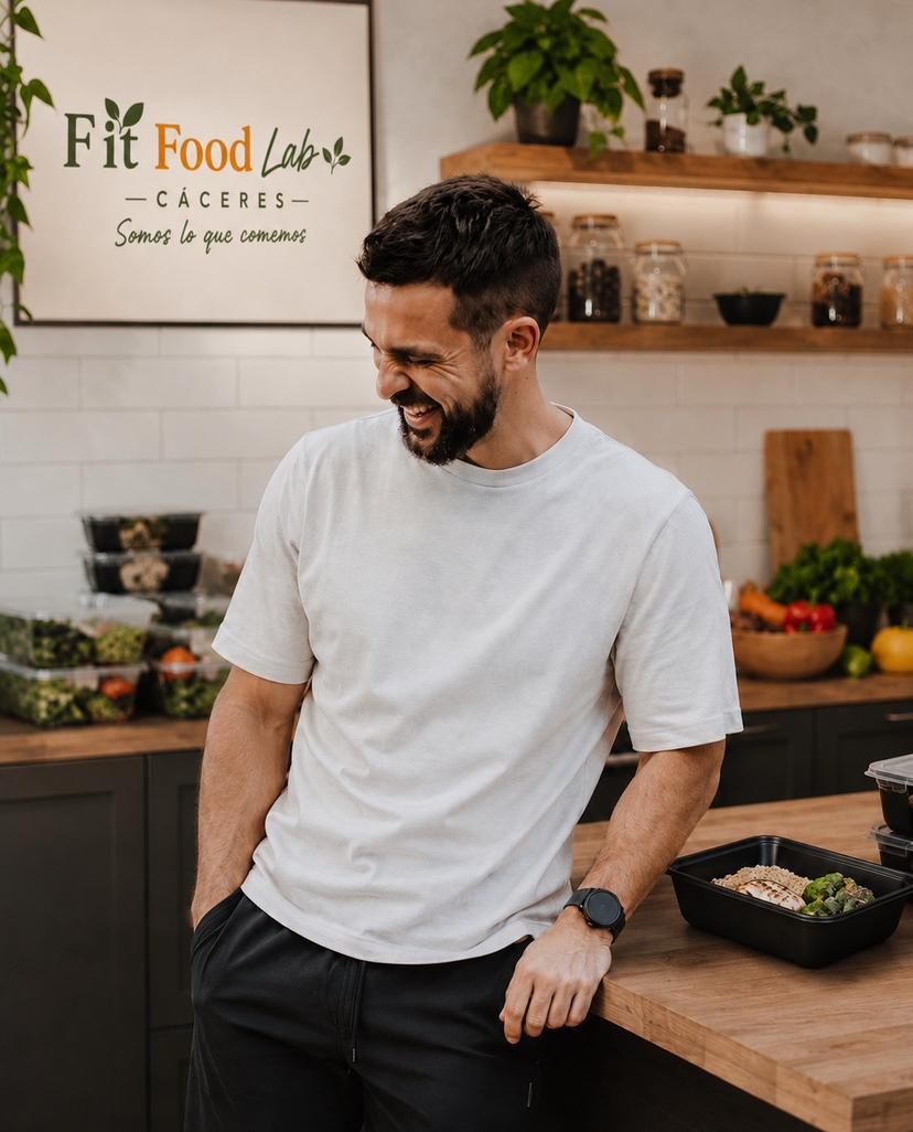David Cañamero, chef y cofundador de Fit Food Lab Cáceres